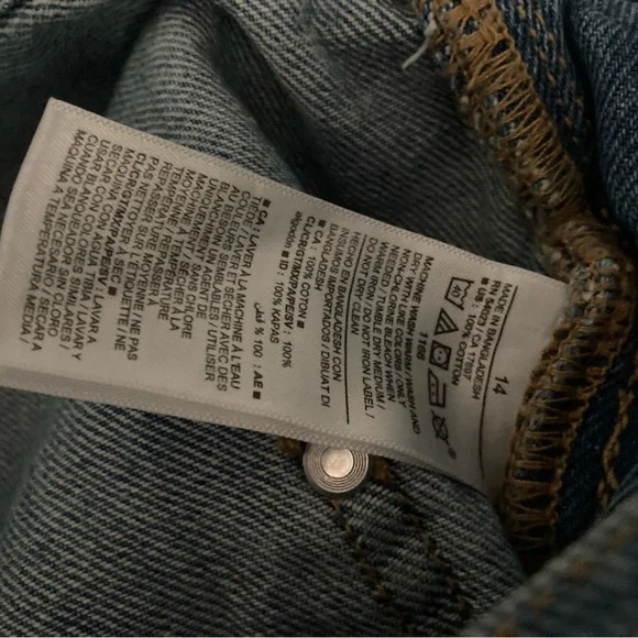 Old Navy Light Blue Denim Overalls large/14 - Picture 11 of 11